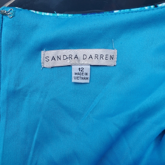 Blue dress by Sandra Darren - Picture 3 of 3